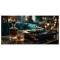 OBRAZ POHODA S WHISKY A VINYLEM - HUDEBNÍ OBRAZY - OBRAZY