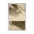 POSTER MAGICAL LANDSCAPE IN SEPIA DESIGN - BLACK AND WHITE - POSTERS