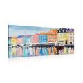 CANVAS PRINT OIL PAINTING OF VENICE - PICTURES OF CITIES - PICTURES