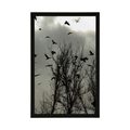 POSTER FLOCK OF CROWS - NATURE - POSTERS