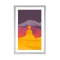 POSTER CU PASSEPARTOUT ECHILIBRUL LUI BUDDHA - MOTIVE DIN ATELIERUL NOSTRU - POSTERE