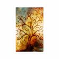 POSTER TREE OF LIFE WITH A SPACE ABSTRACTION - FENG SHUI - POSTERS