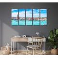 5-PIECE CANVAS PRINT VIEW OF VENICE - PICTURES OF CITIES - PICTURES