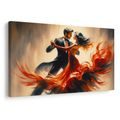 OBRAZ TANEC V OHNIVÉM OBJETÍ - OBRAZY LIDÍ - OBRAZY