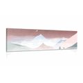 IMPRESSION SUR TOILE MONTAGNES PASTEL MAJESTUEUSES - IMPRESSION SUR TOILE MONTAGNES - IMPRESSION SUR TOILE