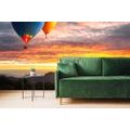 SELF ADHESIVE WALL MURAL HOT AIR BALLOON FLIGHT OVER THE MOUNTAINS - SELF-ADHESIVE WALLPAPERS - WALLPAPERS