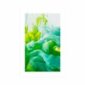 POSTER WITH MOUNT INK IN SHADES OF GREEN - ABSTRACT AND PATTERNED - POSTERS