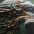 TABLOU ARMONIE NATURALĂ ÎN FORMĂ FEMININĂ - TABLOURI FEMEI - TABLOURI