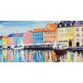 CANVAS PRINT OIL PAINTING OF VENICE - PICTURES OF CITIES - PICTURES