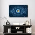 TABLEAU SUR TOILE – ŒIL MYSTIQUE DE LA NUIT ÉTOILÉE - TABLEAUX PAR THÈME - TABLEAUX