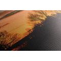 CANVAS PRINT BEAUTIFUL SUNSET - PICTURES OF NATURE AND LANDSCAPE - PICTURES