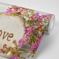 WALL MURAL WITH THE INSCRIPTION "LOVE" ON A STONE - WALLPAPERS QUOTES AND INSCRIPTIONS - WALLPAPERS