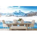 SELF ADHESIVE WALL MURAL SNOWY LANDSCAPE IN THE ALPS - SELF-ADHESIVE WALLPAPERS - WALLPAPERS