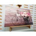 WANDBILD SCHÖNE BLUMEN IN EINER VINTAGE-VASE - VINTAGE- UND RETRO-BILDER - BILDER