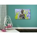 CANVAS PRINT YIN AND YANG BUDDHA - PICTURES FENG SHUI - PICTURES