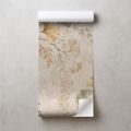 ZELFKLEVEND FOTOBEHANG GOUDEN GINKGOBLADEREN IN GLAMOURSTIJL - FOTOBEHANG BLADEREN - FOTOBEHANG