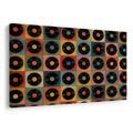 WANDBILD RETRO-VINYLPLATTEN - MUSIKBILDER - BILDER