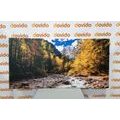 CANVAS PRINT PICTURESQUE MOUNTAIN LANDSCAPE - PICTURES OF NATURE AND LANDSCAPE - PICTURES