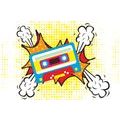 PAPIER PEINT POP ART CASSETTE - PAPIER PEINT POP ART - PAPIER PEINT