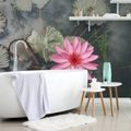 WALL MURAL CHARMING LOTUS FLOWER - WALLPAPERS FLOWERS - WALLPAPERS