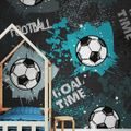 TAPETA NOGOMETNA ŽOGA V TURKIZNI - OTROŠKE TAPETE - TAPETE