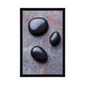 POSTER BEAUTIFUL STILL LIFE WITH ZEN STONES - FENG SHUI - POSTERS