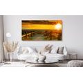 CANVAS PRINT FASCINATING SUNSET - PICTURES OF NATURE AND LANDSCAPE - PICTURES