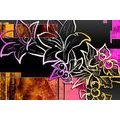 WANDBILD FLORALE ILLUSTRATION - ABSTRAKTE BILDER - BILDER