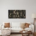 WANDBILD RETRO MUSIKALISCHE DYNAMIK - MUSIKBILDER - BILDER