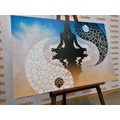 CANVAS PRINT YIN AND YANG YOGA - PICTURES FENG SHUI - PICTURES