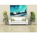 CANVAS PRINT FAIRY TALE WINTER LANDSCAPE - PICTURES - 🔥 TOTAL SALE 🔥