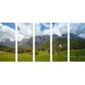 5-PIECE CANVAS PRINT PICTURESQUE AUSTRIA - PICTURES OF NATURE AND LANDSCAPE - PICTURES