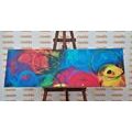 CANVAS PRINT ABSTRACTION FULL OF COLORS - ABSTRACT PICTURES - PICTURES