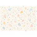 SAMOLJEPLJIVA TAPETA PASTELNI TERRAZZO OBLICI - DJEČJE TAPETE - TAPETE