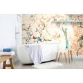 SELF ADHESIVE WALLPAPER VINTAGE STILL LIFE WITH BIRDS AND BUTTERFLIES - SELF-ADHESIVE WALLPAPERS - WALLPAPERS