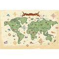 PAPIER PEINT AUTOCOLLANT CARTE DU MONDE ORIGINALE - PAPIERS PEINTS AUTOCOLLANTS - PAPIER PEINT