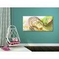 CANVAS PRINT SLEEPING BUDDHA - PICTURES FENG SHUI - PICTURES