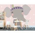 SELF ADHESIVE WALLPAPER ELEPHANT WITH INDIAN FEATHERS - SELF-ADHESIVE WALLPAPERS - WALLPAPERS