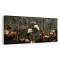 WANDBILD VINTAGE BLUMEN-ELEGANZ - BILDER BLUMEN - BILDER