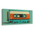 OBRAZ VINTAGE MAGNETOFONOVÁ KAZETA - HUDEBNÍ OBRAZY - OBRAZY