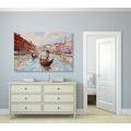 CANVAS PRINT VENETIAN GONDOLA - PICTURES OF CITIES - PICTURES