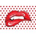 CANVAS PRINT POP ART LIPS - POP ART PICTURES - PICTURES