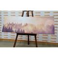CANVAS PRINT FOG OVER THE FOREST - PICTURES OF NATURE AND LANDSCAPE - PICTURES