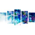 5-PIECE CANVAS PRINT COLORED ABSTRACTION - ABSTRACT PICTURES{% if product.category.pathNames[0] != product.category.name %} - PICTURES{% endif %}