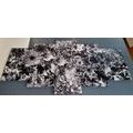 5-PIECE CANVAS PRINT FLOWERS IN BLACK AND WHITE - BLACK AND WHITE PICTURES - PICTURES