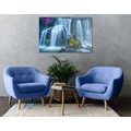 CANVAS PRINT DAZZLING WATERFALL - PICTURES OF NATURE AND LANDSCAPE - PICTURES