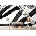 SELF ADHESIVE WALLPAPER BLACK AND WHITE FASHION ICON - SELF-ADHESIVE WALLPAPERS - WALLPAPERS