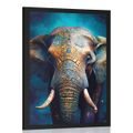 POSTER ELEFANT ALBASTRU-AURIU - POSTERE - 🔥 REDUCERE TOTALÃ 🔥