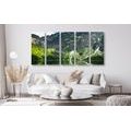 5-PIECE CANVAS PRINT SEA EYE IN THE TATRAS - PICTURES OF NATURE AND LANDSCAPE - PICTURES