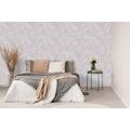 SELF ADHESIVE WALLPAPER SKETCHED LILY IN GRAY VERSION - SELF-ADHESIVE WALLPAPERS - WALLPAPERS